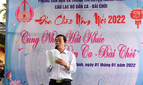 Sức sống mới ở một câu lạc bộ Dân ca - Bài chòi huyện Nghĩa Hành, góp phần phát huy, giữ gìn bản sắc văn hóa dân tộc