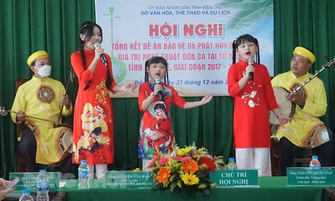 Bến Tre: Giữ gìn và phát huy bền vững giá trị nghệ thuật đờn ca tài tử Nam Bộ