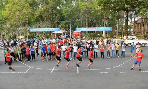 Tổ chức hoạt động thể dục, thể thao mừng Đảng, mừng Xuân Nhâm Dần 2022