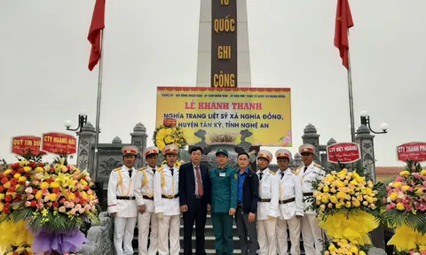 Xã Nghĩa Đồng (Nghệ An) hoàn thành công trình nâng cấp, cải tạo Nghĩa trang liệt sỹ