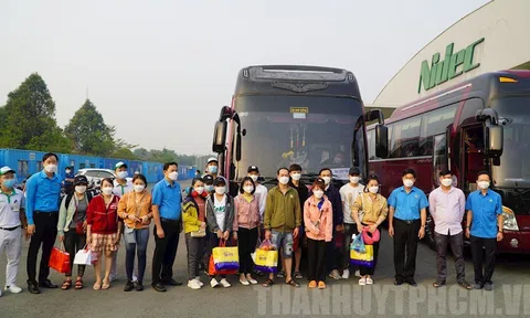 Nhiều hoạt động thiết thực chăm lo Tết cho công nhân, người lao động khó khăn