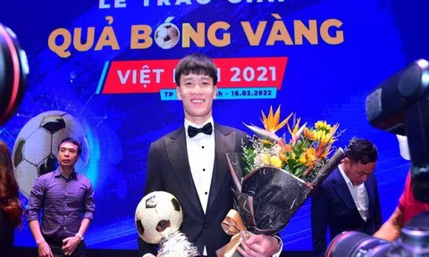 Quảng bóng vàng Việt Nam năm 2021: Hoàng Đức, Huỳnh Như và Hồ Văn Ý