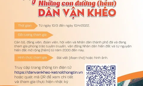 Phát động thực hiện nhật ký “Ký ức những con đường (hẻm) Dân vận khéo” trên địa bàn TPHCM
