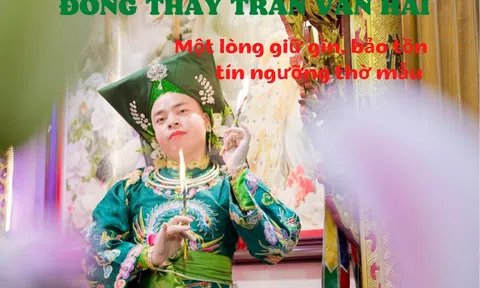 Đồng thầy Trần Văn Hải - Một lòng giữ gìn, bảo tồn tín ngưỡng thờ mẫu