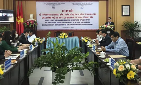 Chuyên gia Nhật Bản hỗ trợ tu bổ di tích Chùa Cầu, Hội An