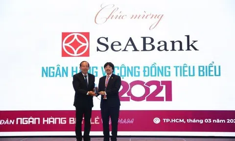 SeABank được vinh danh 2 giải thưởng “Ngân hàng Việt Nam tiêu biểu 2021”