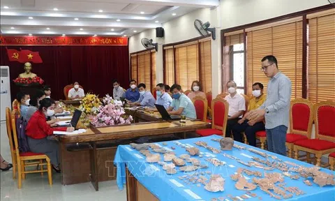 Khai quật tại hang Thẩm Tâu, phát hiện 4 di tích mộ táng và hơn 2.000 tiêu bản