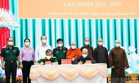 Tăng cường phối hợp giữa lực lượng vũ trang và Phật giáo TPHCM xây dựng và bảo vệ Tổ quốc trong tình hình mới
