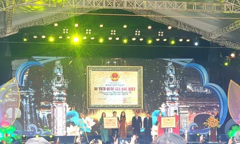 Nghệ An: Lễ đón nhận bằng xếp hạng di tích Quốc gia đặc biệt