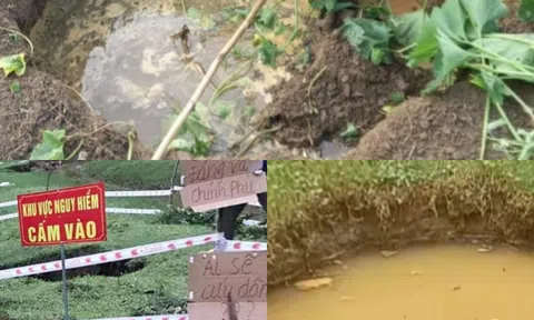 Nghệ An: Một xã ở huyện Quỳ Hợp liên tục xuất hiện những “hố tử thần”