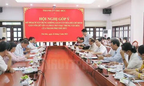 Xây dựng không gian văn hóa Hồ Chí Minh gắn với giữ gìn và phát huy đặc trưng văn hóa của TP Thủ Đức