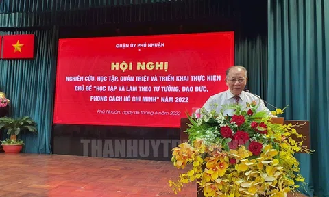 Phú Nhuận: Triển khai thực hiện chủ đề “Học tập và làm theo tư tưởng, đạo đức, phong cách Hồ Chí Minh năm 2022