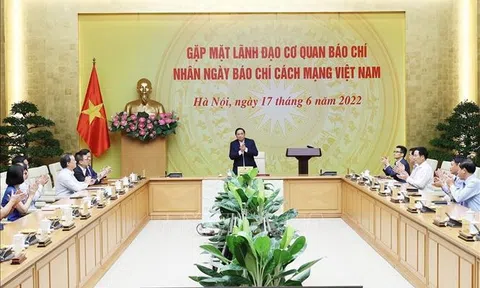 Thủ tướng Phạm Minh Chính: Báo chí luôn là một trong những lực lượng trên tuyến đầu