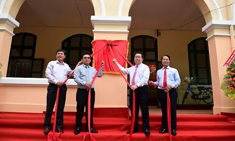 Khánh thành Nhà truyền thống ở ngôi trường 143 năm tuổi mang tên danh nhân Nguyễn Đình Chiểu