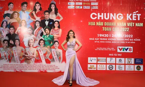 Người đẹp Truyền thông Hoa Nam khoe sắc tại chung kết Hoa hậu Doanh nhân Việt Nam Toàn cầu 2022
