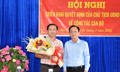 Ông Trần Anh Thi giữ chức Phó Giám đốc Sở Tài chính Bạc Liêu