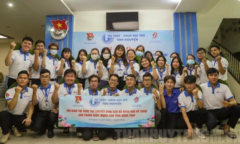 Ra quân đội hình trí thức trẻ TPHCM chuyển giao tiến bộ khoa học kỹ thuật tại tỉnh Đồng Tháp