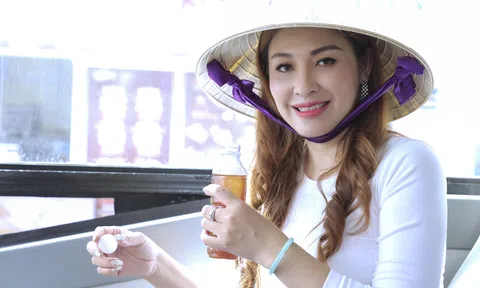 Á hậu Thanh Nhã đồng hành cùng với Bệnh viện Quân dân Y miền Đông trong chuyến thiện nguyện tại Bình Phước