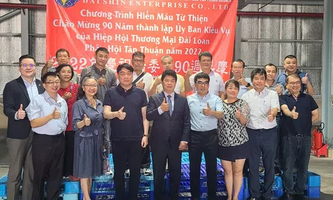 Chương trình nhân văn được Hiệp hội Thương mại Đài Loan - Phân hội Tân Thuận lần đầu tổ chức tại Việt Nam