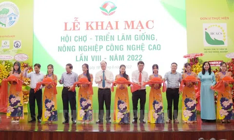 Hơn 300 gian hàng tham gia Hội chợ - triển lãm giống, nông nghiệp công nghệ cao TPHCM lần 8