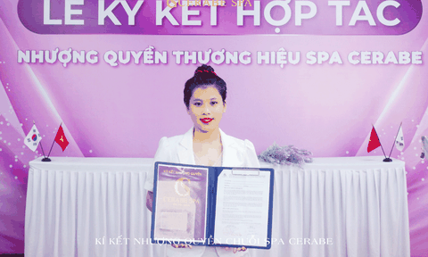 Giám đốc Chu Thị Phương Uyên nhận quyền thương hiệu Spa Cerabe tại tỉnh Lạng Sơn