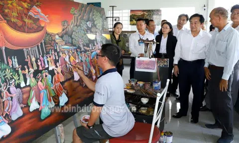 Bình Dương bảo tồn, phát triển làng nghề sơn mài Tương Bình Hiệp kết hợp với du lịch