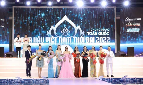 Hoa hậu thiện nguyện Lý Kim Ngân lộng lẫy ngồi ghế giám khảo vòng chung khảo Hoa hậu Việt Nam Thời Đại 2022