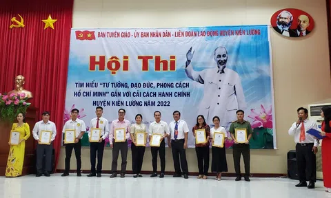 Kiên Giang: Trao giải Hội thi “Tìm hiểu tư tưởng, đạo đức, phong cách Hồ Chí Minh”