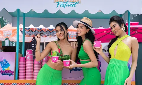 Top 3 Miss Fitness “cháy hết mình” tại lễ hội độc đáo Tropicana Festival tại NovaWorld Ho Tram