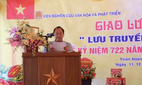 Viện Nghiên cứu Văn hoá và Phát triển phối hợp với Phủ Mẫu Mộc Hoàn tổ chức sự kiện Giao lưu văn hóa chầu văn “Lưu truyền văn hoá Việt - Lần 6”