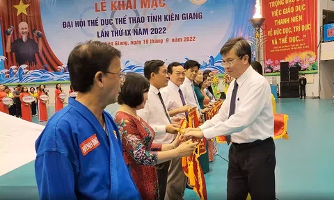 Đại hội Thể dục - Thể thao tỉnh Kiên Giang lần thứ IX năm 2022 tranh tài để giành 164 bộ Huy chương ở 18 môn thi đấu
