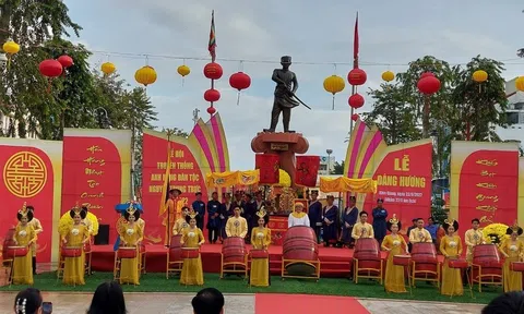 Kiên Giang: Dâng hương tưởng niệm 154 năm Anh hùng dân tộc Nguyễn Trung Trực hy sinh (1868 - 2022)