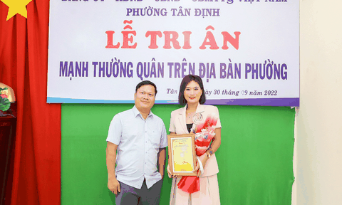 Hoa hậu thiện nguyện Trịnh Lan Trinh được tuyên dương tấm lòng vàng, tích cực tham gia các công tác xã hội