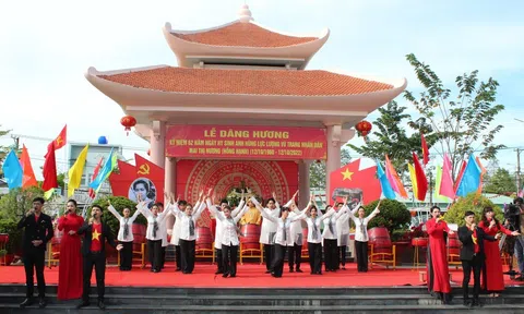 Lễ dâng hương kỷ niệm 62 năm ngày hy sinh Anh hùng lực lượng vũ trang nhân dân Mai Thị Nương