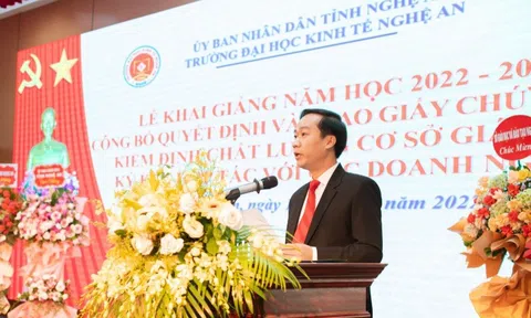 Trường Đại học Kinh tế Nghệ An: Sức trẻ của mái trường 62 năm hình thành và phát triển