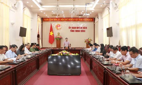 Hội nghị rà soát, triển khai Kế hoạch tổ chức “Festival Tràng An kết nối di sản - Ninh Bình năm 2022”