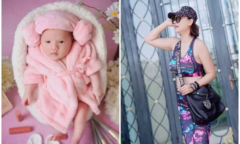 Hoa hậu Phạm Huệ Đan: Đón tuổi mới với niềm vui bất ngờ, hạnh phúc cùng cô công chúa tròn 1 tháng tuổi