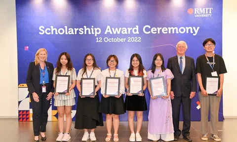 Đại học RMIT trao học bổng hơn 48 tỉ đồng cho sinh viên trong và ngoài nước