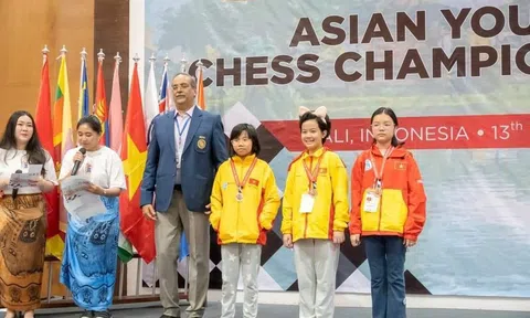 Trần Lê Vy: Đại diện Việt Nam đạt giải vô địch cờ vua trẻ Châu Á năm 2022
