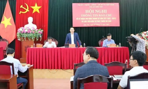 Hội nghị thông tin báo chí về Lễ Kỷ niệm 200 năm Thành cổ Sơn Tây (1822 - 2022)