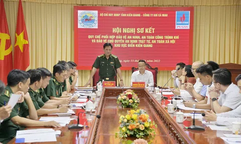 BĐBP tỉnh Kiên Giang và Công ty Khí Cà Mau sơ kết 1 năm thực hiện quy chế phối hợp