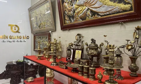 Đồ đồng Thiên Quang Bảo - Phát triển truyền thống làng nghề đúc đồng