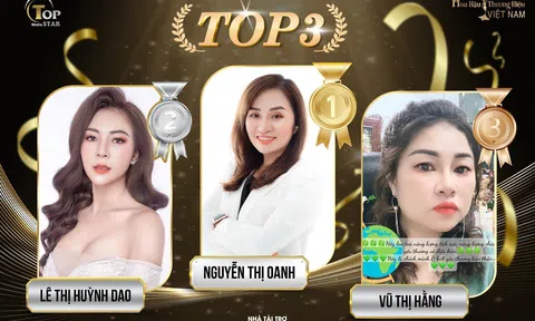Thí sinh Nguyễn Thị Oanh và thí sinh Lê Thị Quỳnh Dao cạnh tranh cho vị trí dẫn đầu BXH Hoa hậu Thương Hiệu Việt Nam 2022