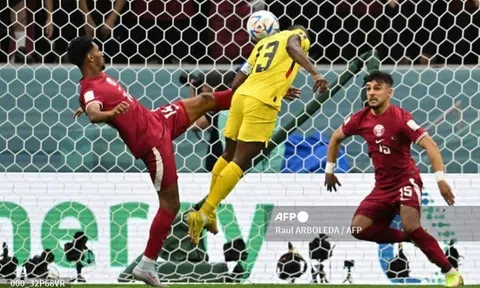 Trận đấu mở màn vòng chung kết WORLD CUP 2022 giữa đội chủ nhà Quatar và tuyển Ecuador