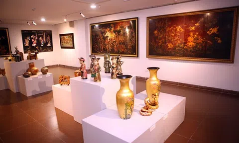 Triển lãm “Sản phẩm sơn mài Việt Nam”: Giới thiệu hơn 100 sản phẩm, bộ sản phẩm sơn mài đặc sắc