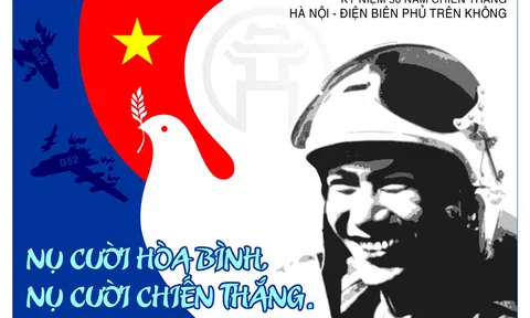 Phát hành tranh cổ động tuyên truyền kỷ niệm 50 năm Chiến thắng Hà Nội - Điện Biên Phủ trên không
