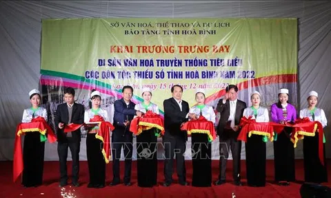 Trưng bày "Di sản văn hóa truyền thống tiêu biểu các dân tộc thiểu số tỉnh Hòa Bình"