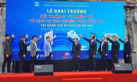 Khai trương hệ thống vé điện tử và dịch vụ trải nghiệm thực tế ảo XR tại Quần thể Di tích Cố đô Huế