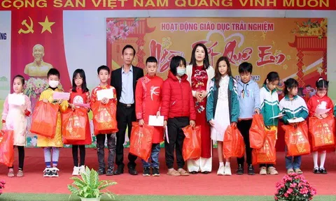Trường Tiểu học Minh Phương (TP Việt Trì - Phú Thọ) tưng bừng trải nghiệm "Ngày tết quê em"