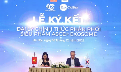 Lễ ký kết hợp đồng phân phối sản phẩm ASCE+ Exosome giữa Thanh Tâm Cosmetics và ExoCobio